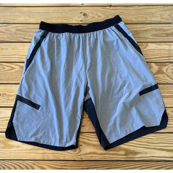 Blanc Noir Athletic Shorts Size Medium Men’s Grey Black - Picture 1 of 9